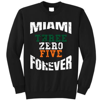 305 Area Code Three Zero Five Miami Sweatshirt