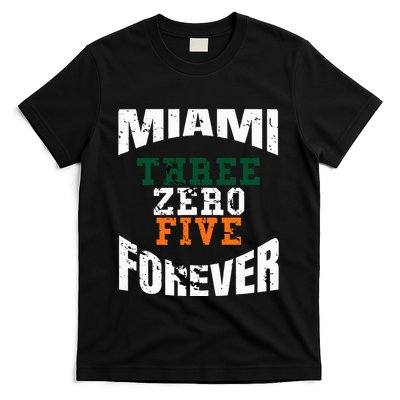 305 Area Code Three Zero Five Miami T-Shirt