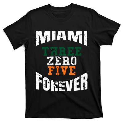 305 Area Code Three Zero Five Miami T-Shirt