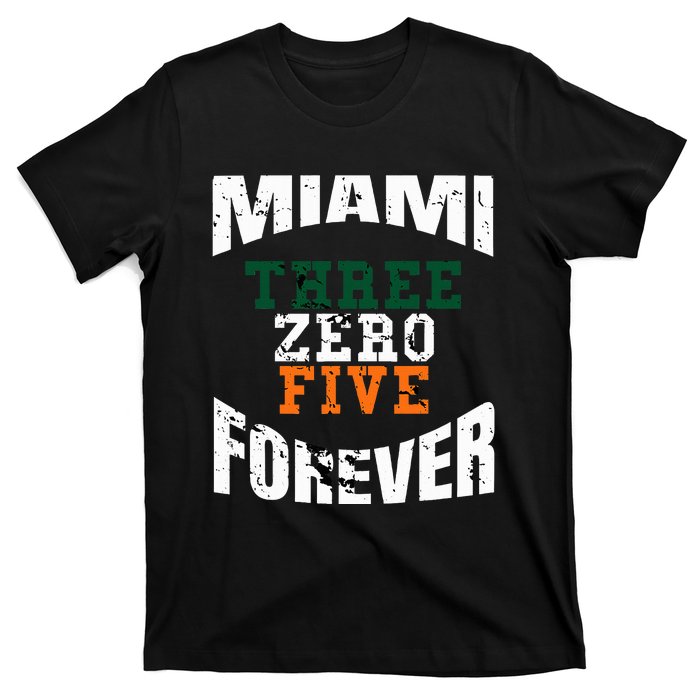 305 Area Code Three Zero Five Miami T-Shirt