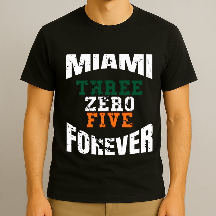 305 Area Code Three Zero Five Miami T-Shirt