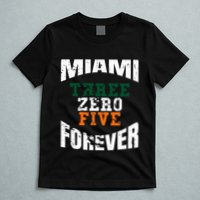 305 Area Code Three Zero Five Miami T-Shirt