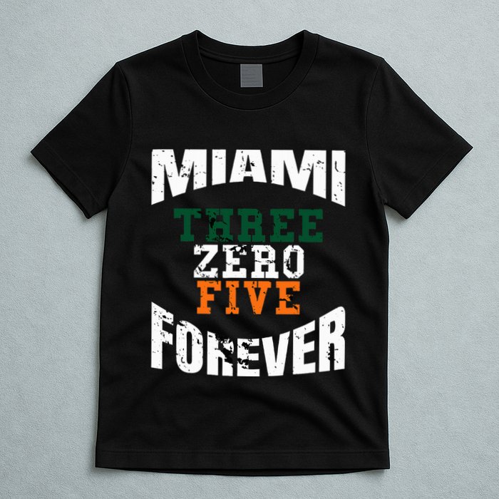 305 Area Code Three Zero Five Miami T-Shirt
