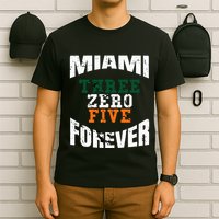 305 Area Code Three Zero Five Miami T-Shirt