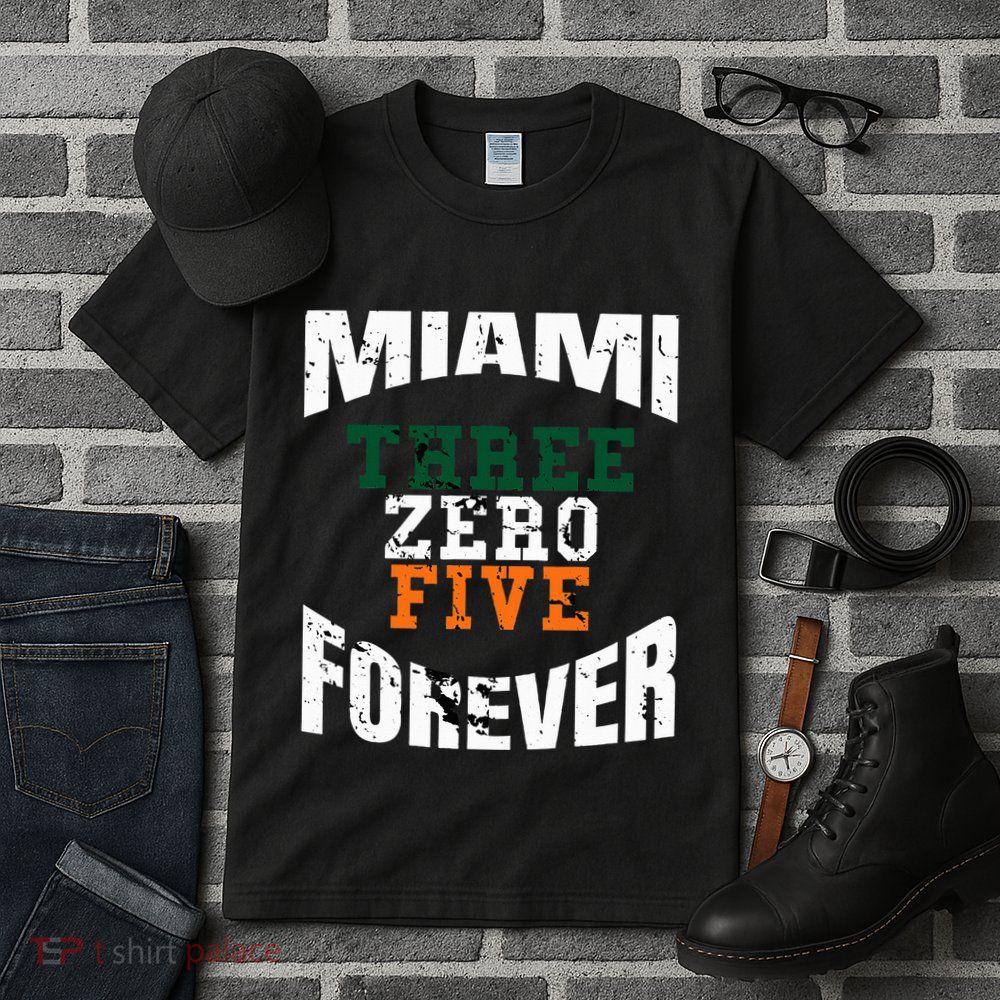 305 Area Code Three Zero Five Miami Tall T-Shirt