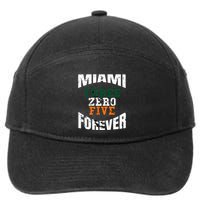 305 Area Code Three Zero Five Miami 7-Panel Snapback Hat