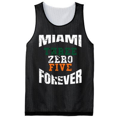 305 Area Code Three Zero Five Miami Mesh Reversible Basketball Jersey Tank