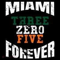 305 Area Code Three Zero Five Miami Cooling Performance Long Sleeve Crew