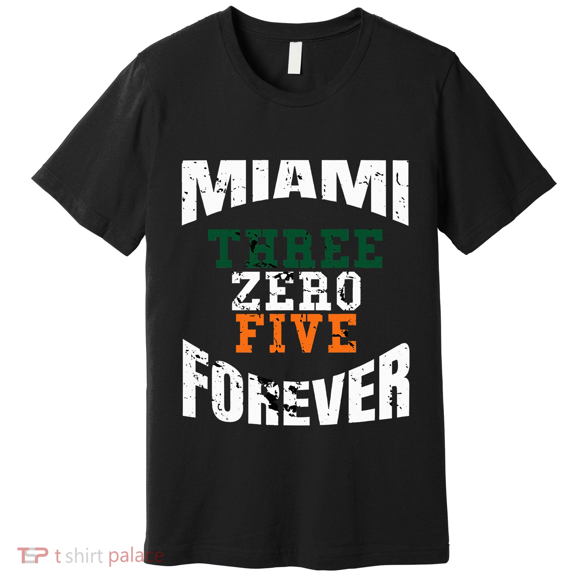 305 Area Code Three Zero Five Miami Premium T-Shirt