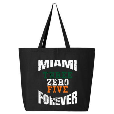 305 Area Code Three Zero Five Miami 25L Jumbo Tote