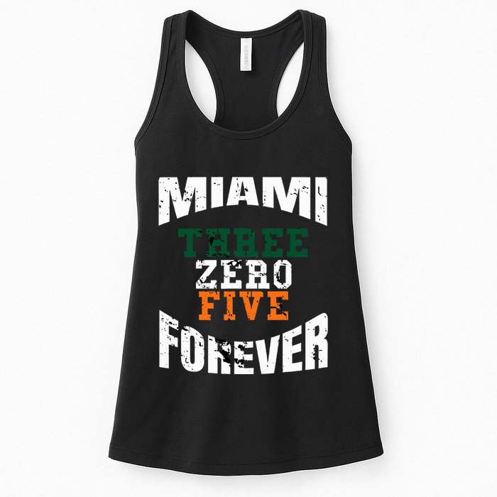 305 Area Code Three Zero Five Miami Womens Tank Top