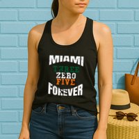 305 Area Code Three Zero Five Miami Womens Tank Top