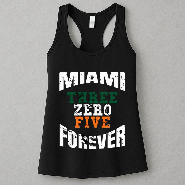305 Area Code Three Zero Five Miami Womens Tank Top