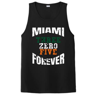 305 Area Code Three Zero Five Miami PosiCharge Competitor Tank