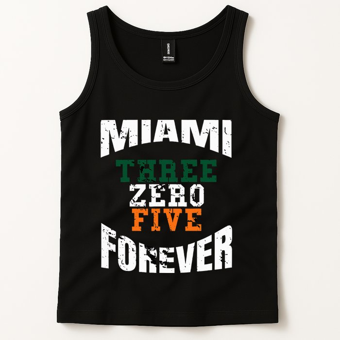 305 Area Code Three Zero Five Miami Tank Top