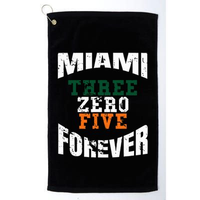 305 Area Code Three Zero Five Miami Golf Towel