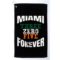 305 Area Code Three Zero Five Miami Golf Towel