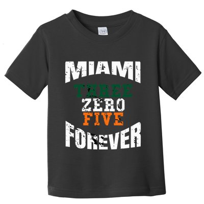 305 Area Code Three Zero Five Miami Toddler T-Shirt