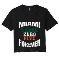 305 Area Code Three Zero Five Miami Crop Top
