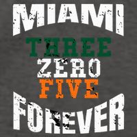 305 Area Code Three Zero Five Miami Vector Backpack