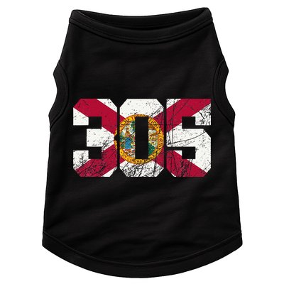 305 Area Code Flag Of Florida Miamidade County Doggie Tank