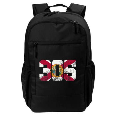 305 Area Code Flag Of Florida Miamidade County Backpack