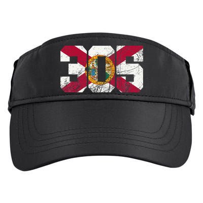 305 Area Code Flag Of Florida Miamidade County Adult Drive Performance Visor