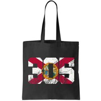 305 Area Code Flag Of Florida Miamidade County Bag