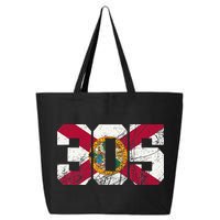305 Area Code Flag Of Florida Miamidade County 25L Jumbo Tote