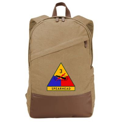 3rd Armored Division Army Wwii Spearhead Cotton Canvas Backpack