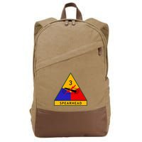 3rd Armored Division Army Wwii Spearhead Cotton Canvas Backpack