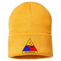 3rd Armored Division Army Wwii Spearhead Sustainable Knit Beanie