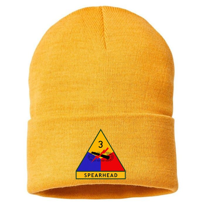 3rd Armored Division Army Wwii Spearhead Sustainable Knit Beanie