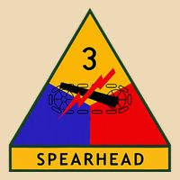3rd Armored Division Army Wwii Spearhead Drawstring Bag