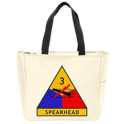 3rd Armored Division Army Wwii Spearhead Zip Tote Bag