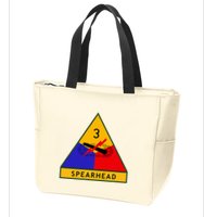 3rd Armored Division Army Wwii Spearhead Zip Tote Bag