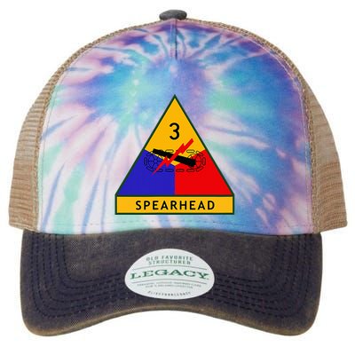 3rd Armored Division Army Wwii Spearhead Legacy Tie Dye Trucker Hat