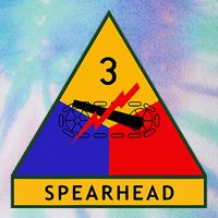 3rd Armored Division Army Wwii Spearhead Legacy Tie Dye Trucker Hat