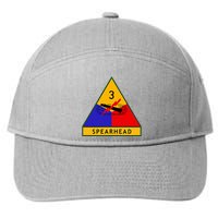3rd Armored Division Army Wwii Spearhead 7-Panel Snapback Hat