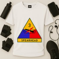 3rd Armored Division Army Wwii Spearhead Performance Shirt