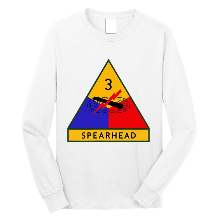 3rd Armored Division Army Wwii Spearhead Long Sleeve Shirt