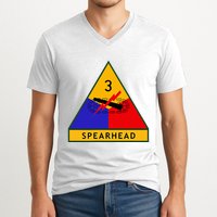 3rd Armored Division Army Wwii Spearhead V-Neck T-Shirt