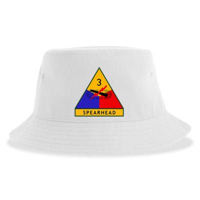 3rd Armored Division Army Wwii Spearhead Sustainable Bucket Hat