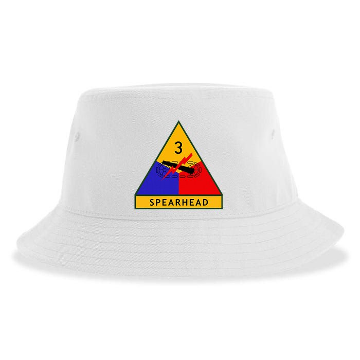 3rd Armored Division Army Wwii Spearhead Sustainable Bucket Hat