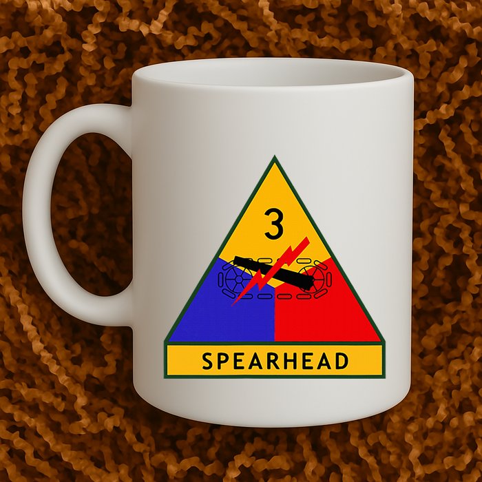 3rd Armored Division Army Wwii Spearhead Mug
