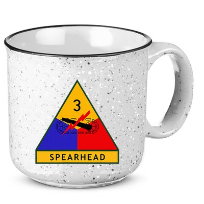 3rd Armored Division Army Wwii Spearhead 15oz Campfire Ceramic Mug