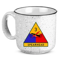 3rd Armored Division Army Wwii Spearhead 15oz Campfire Ceramic Mug