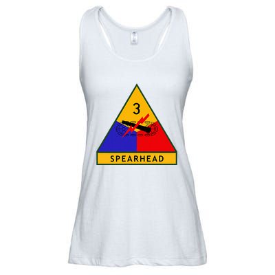 3rd Armored Division Army Wwii Spearhead Ladies Essential Flowy Tank