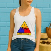 3rd Armored Division Army Wwii Spearhead Womens Tank Top