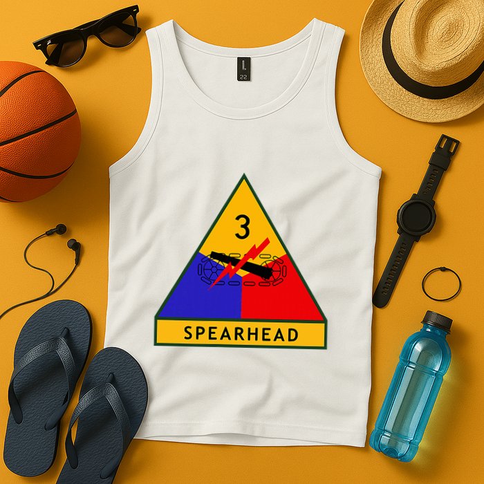 3rd Armored Division Army Wwii Spearhead Tank Top
